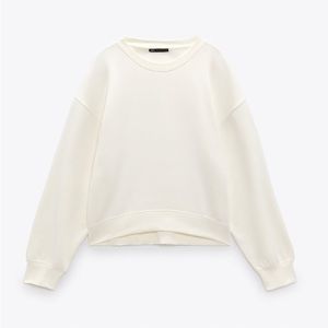 Zara cream Crewneck